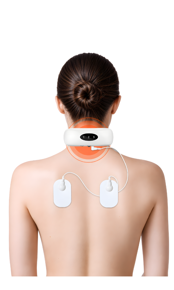 Portable EMS Neck Massager for Pain Relief & Muscle Relaxation
