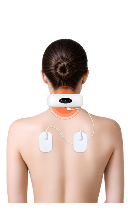 Portable EMS Neck Massager for Pain Relief & Muscle Relaxation